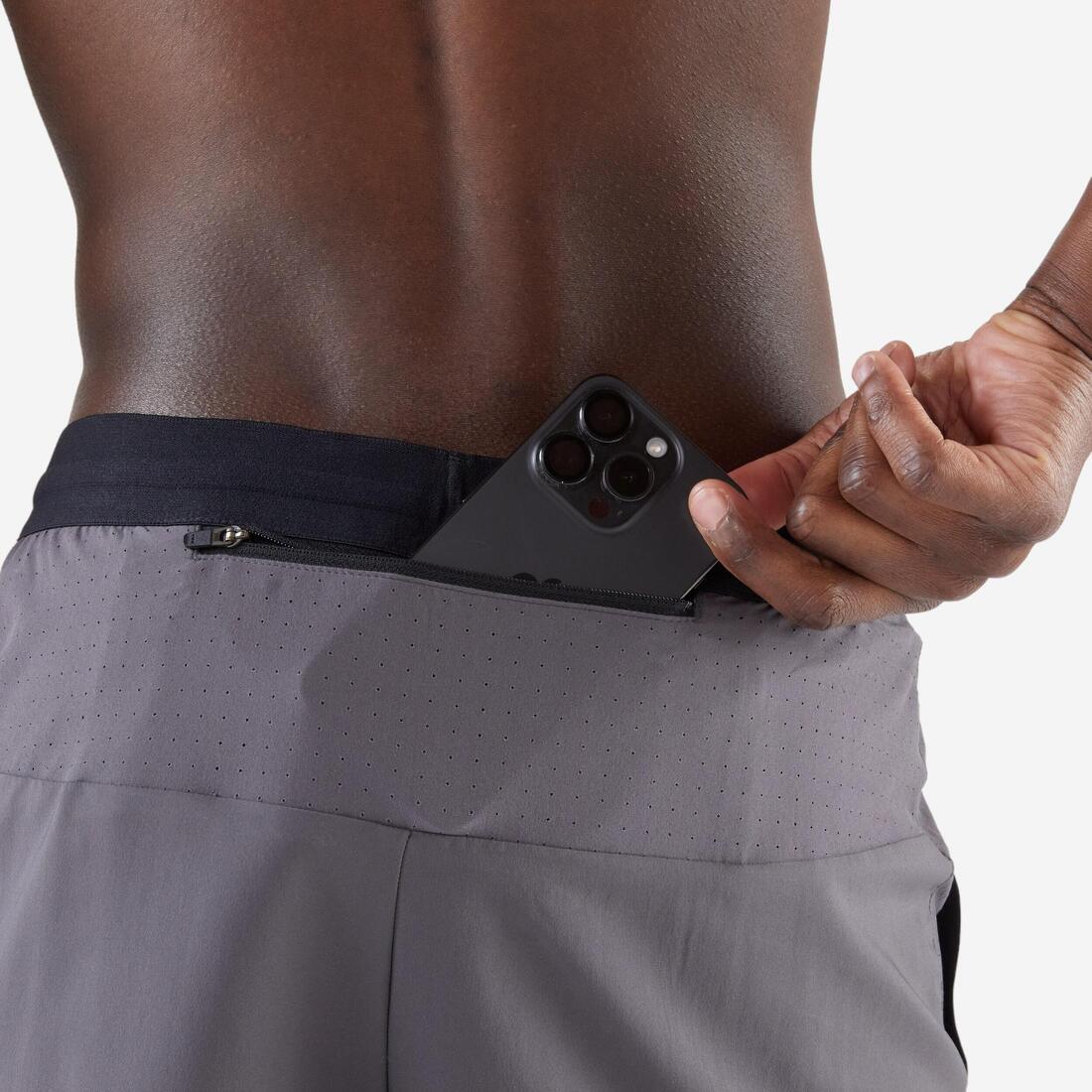 Men's Running Shorts Black - Run 500 Dry - Image 21