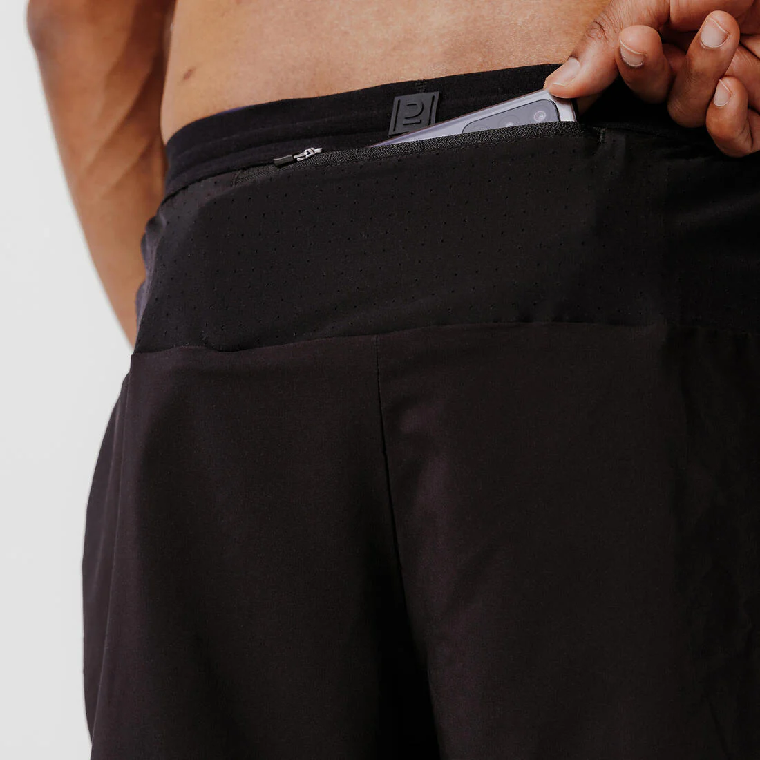 Men's Running Shorts Black - Run 500 Dry - Image 24
