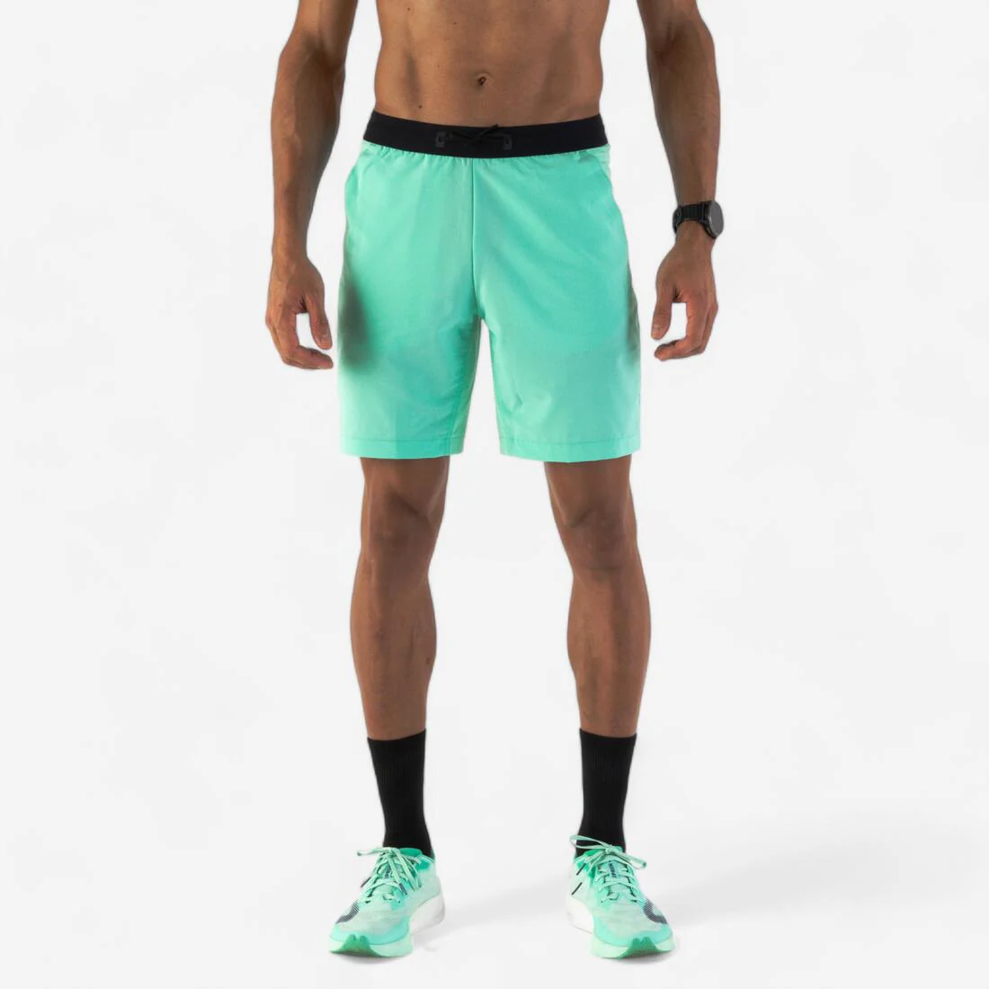 Men's Running Shorts Black - Run 500 Dry - Image 3