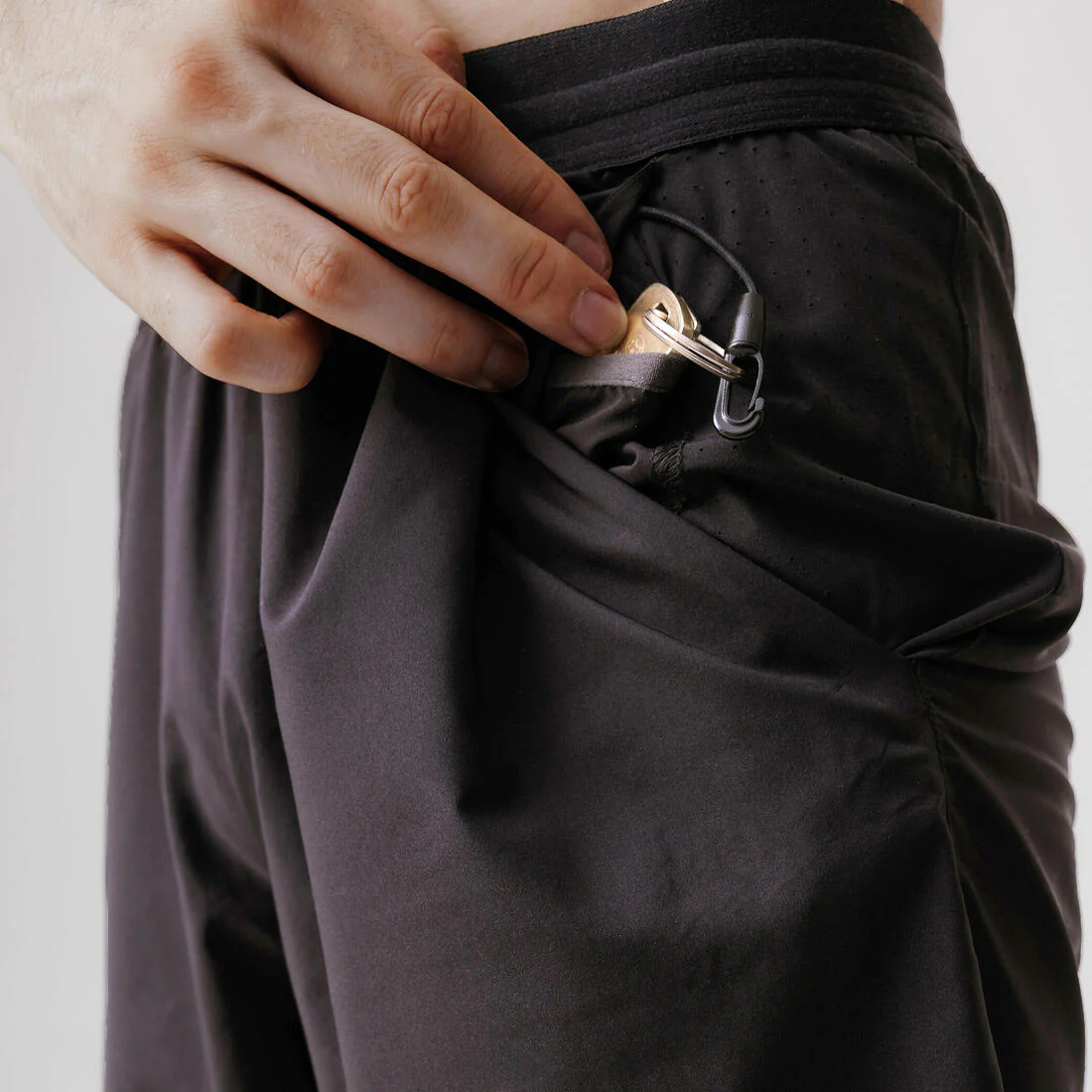 Men's Running Shorts Black - Run 500 Dry - Image 30