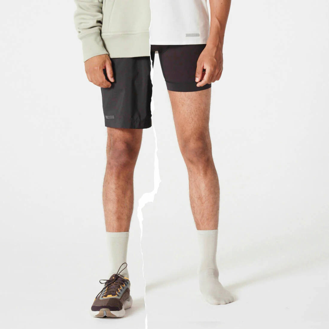 Men's Running Shorts Black - Run 500 Dry - Image 32
