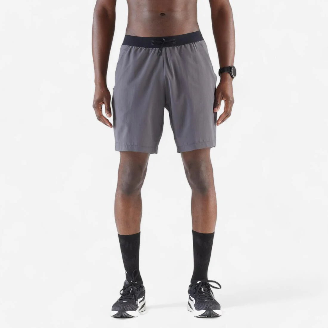 Men's Running Shorts Black - Run 500 Dry - Image 4