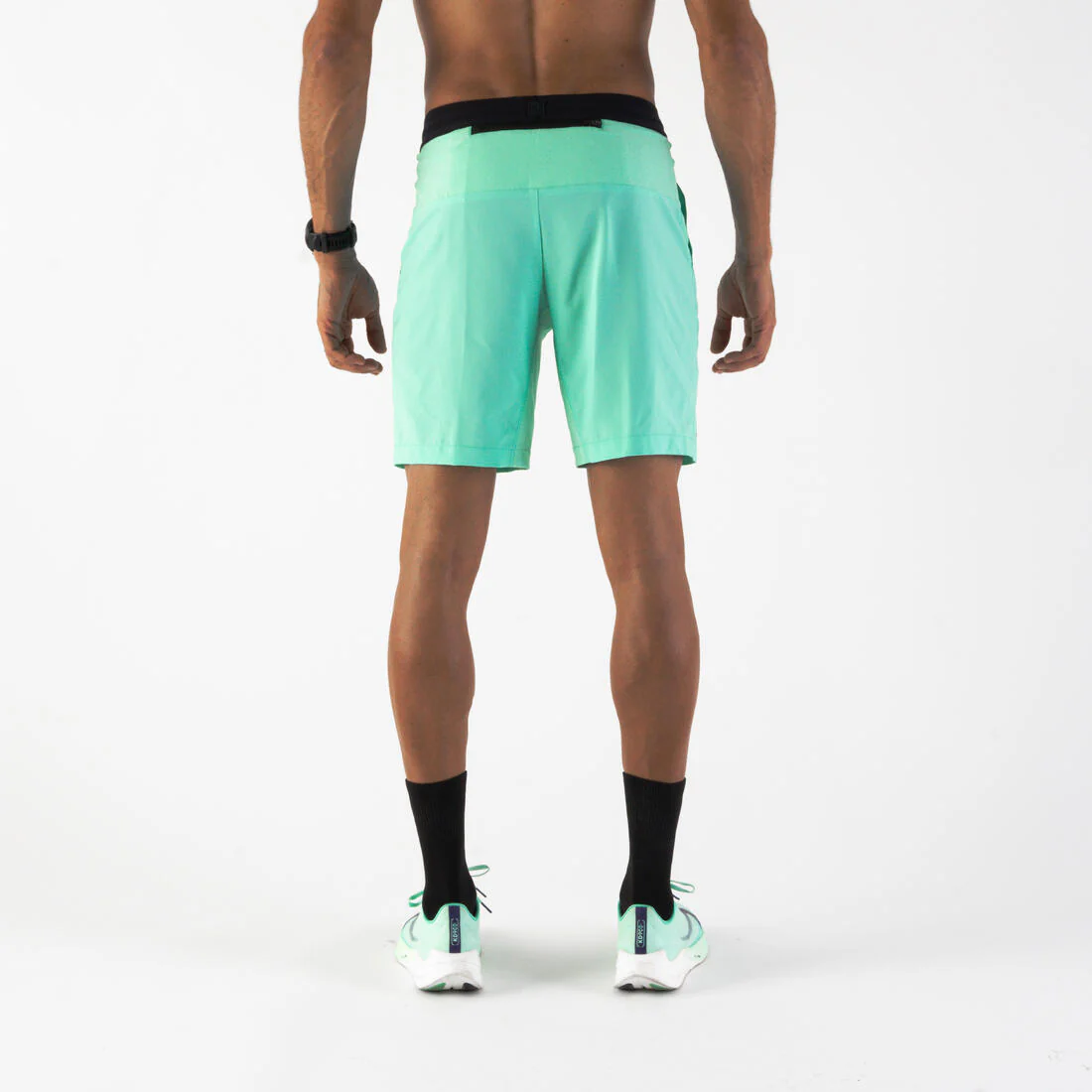 Men's Running Shorts Black - Run 500 Dry - Image 9