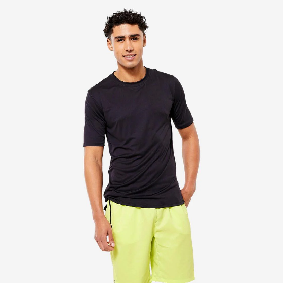Men's Short-Sleeved Crew Neck Breathable Fitness T-Shirt - Image 6