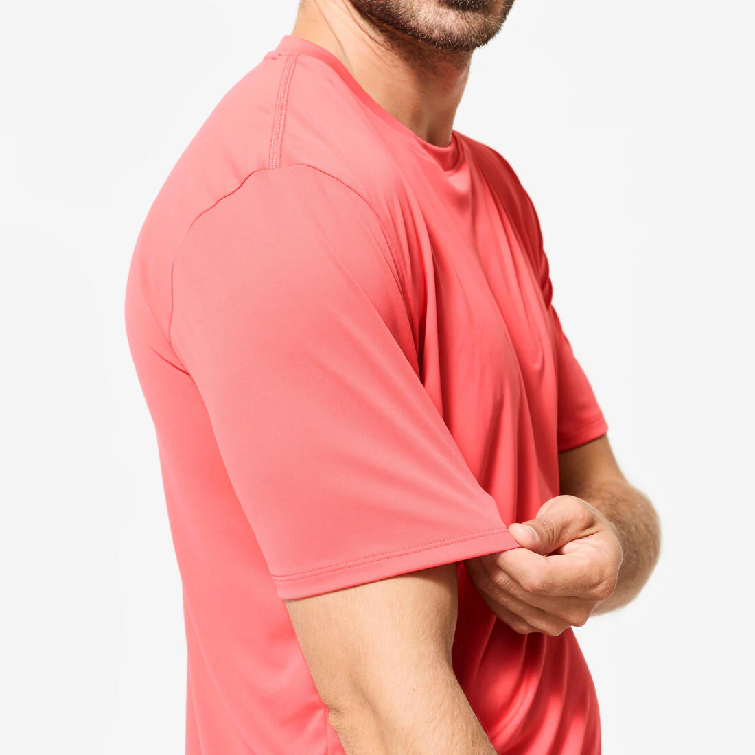 Men's Short-Sleeved Crew Neck Breathable Fitness T-Shirt - Image 61