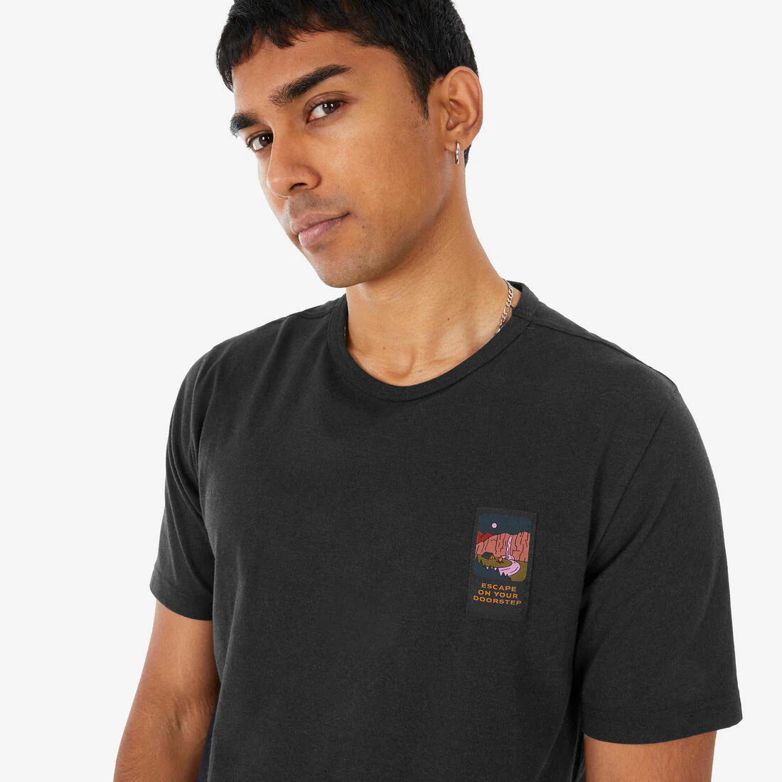 Men’s short-sleeved hiking T-shirt NH100 - Image 24
