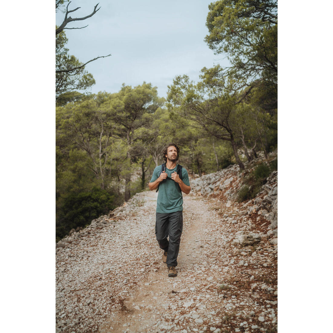 Men’s short-sleeved hiking T-shirt NH100 - Image 25