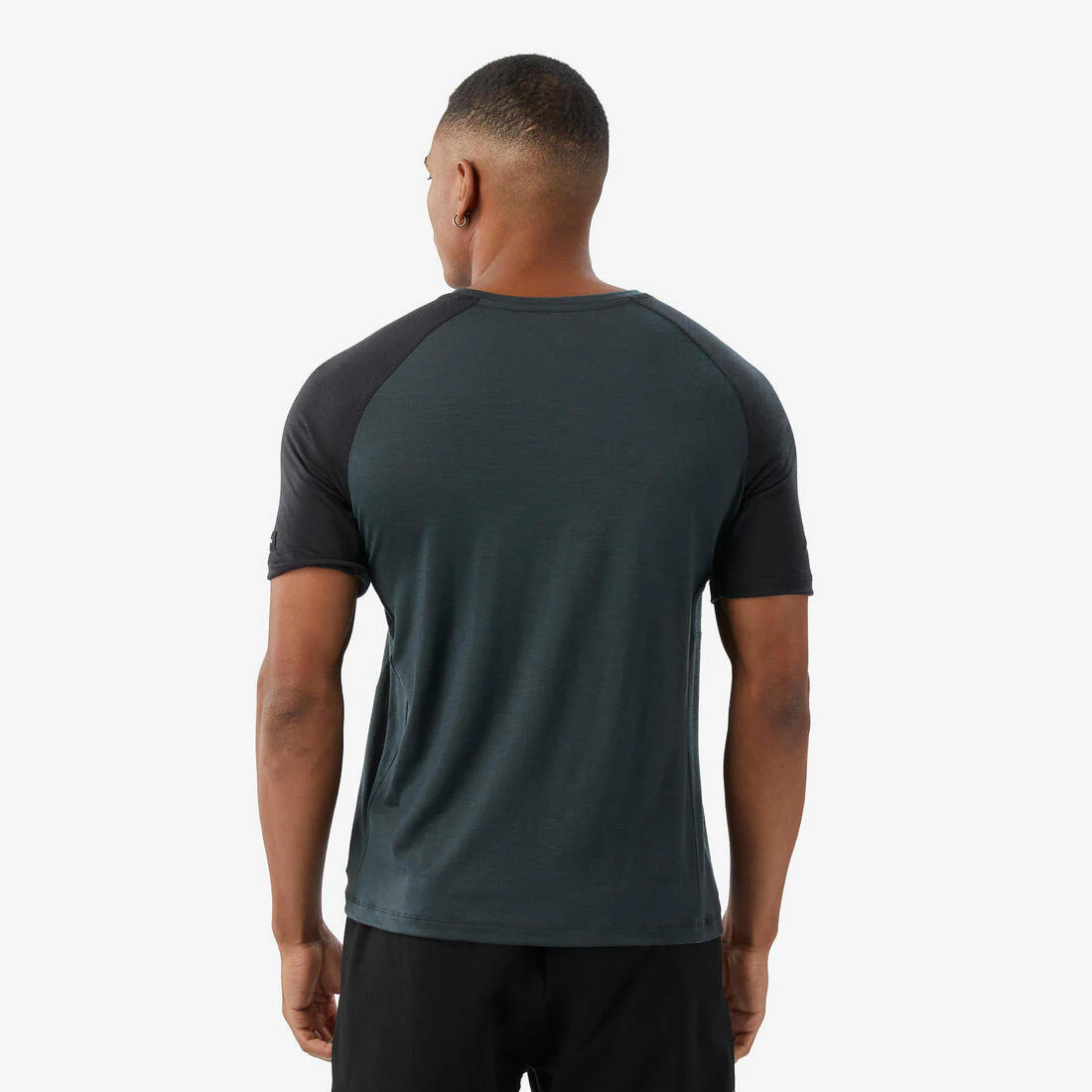 Men’s short-sleeved Merino wool T-shirt, Merino Resist - Grey - Image 4