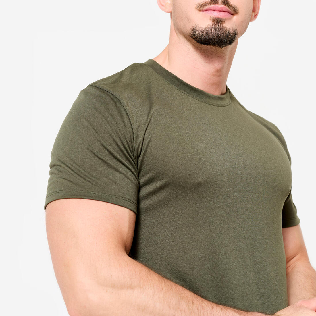 Men's Slim-Fit Breathable Cross Training T-Shirt - Image 11