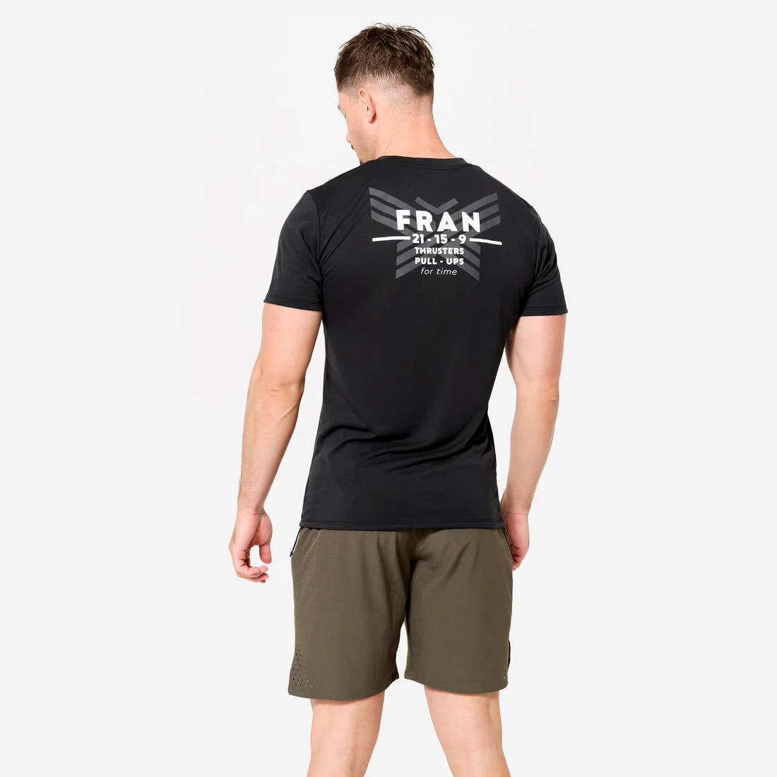 Men's Slim-Fit Breathable Cross Training T-Shirt - Image 8
