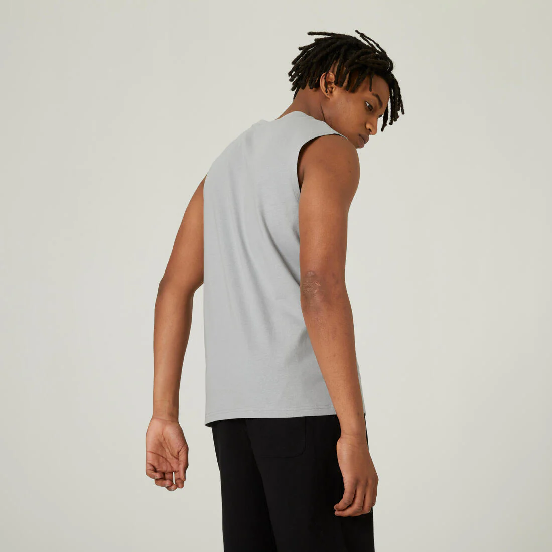 Men's Stretchy Fitness Tank Top 500 - Image 6