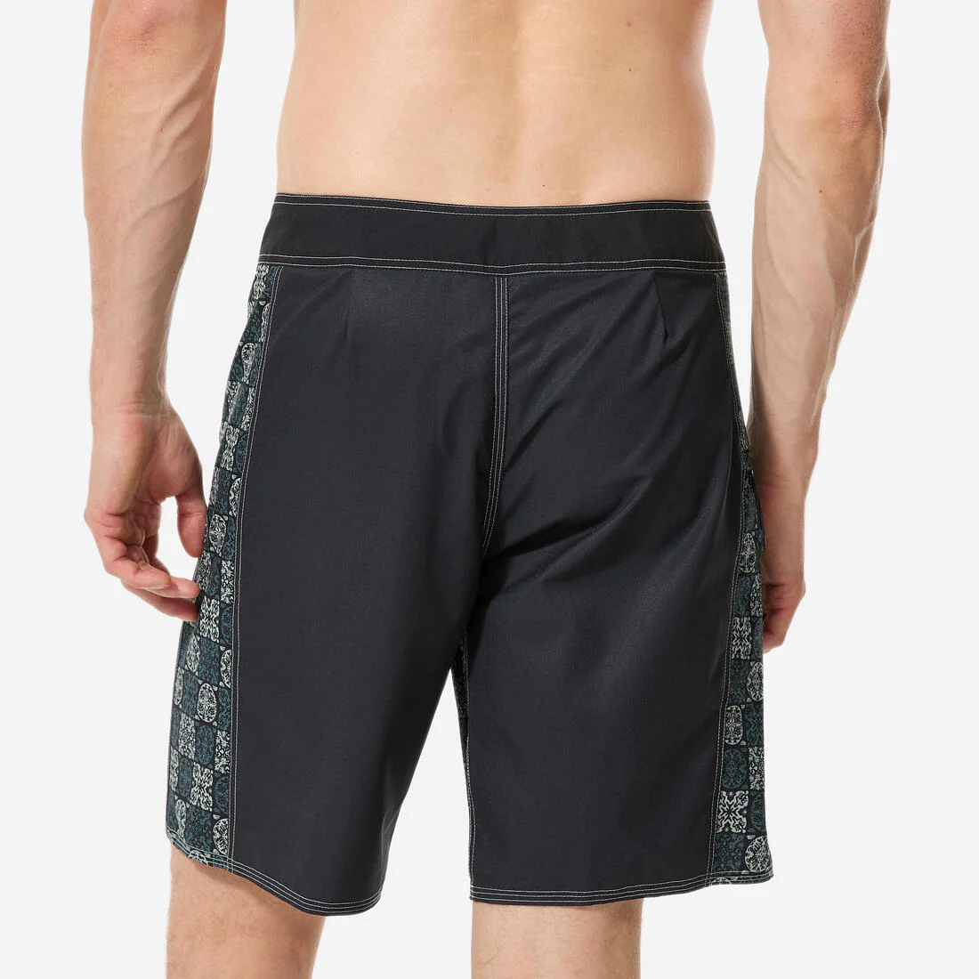Men’s surfing boardshorts long swim shorts 19”, 500 Arch alex - Image 12