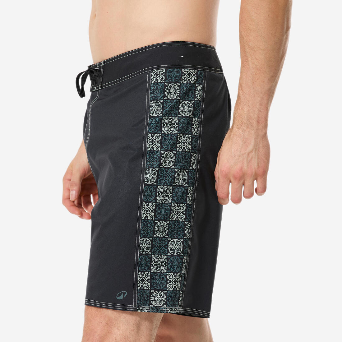 Men’s surfing boardshorts long swim shorts 19”, 500 Arch alex - Image 14