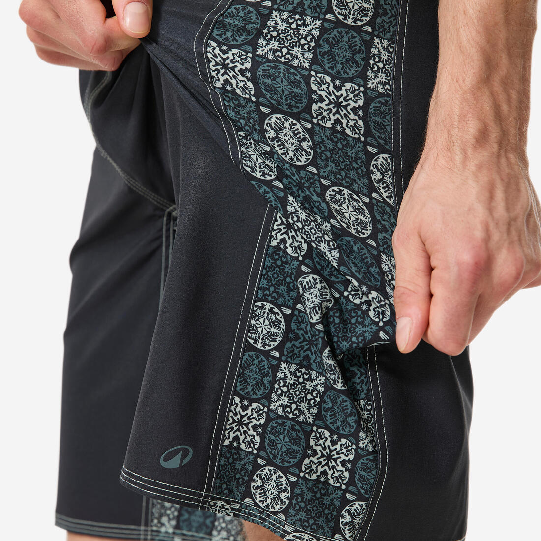 Men’s surfing boardshorts long swim shorts 19”, 500 Arch alex - Image 22