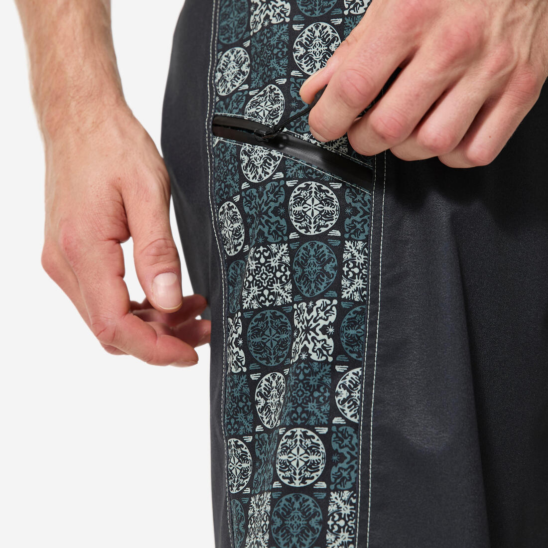 Men’s surfing boardshorts long swim shorts 19”, 500 Arch alex - Image 27