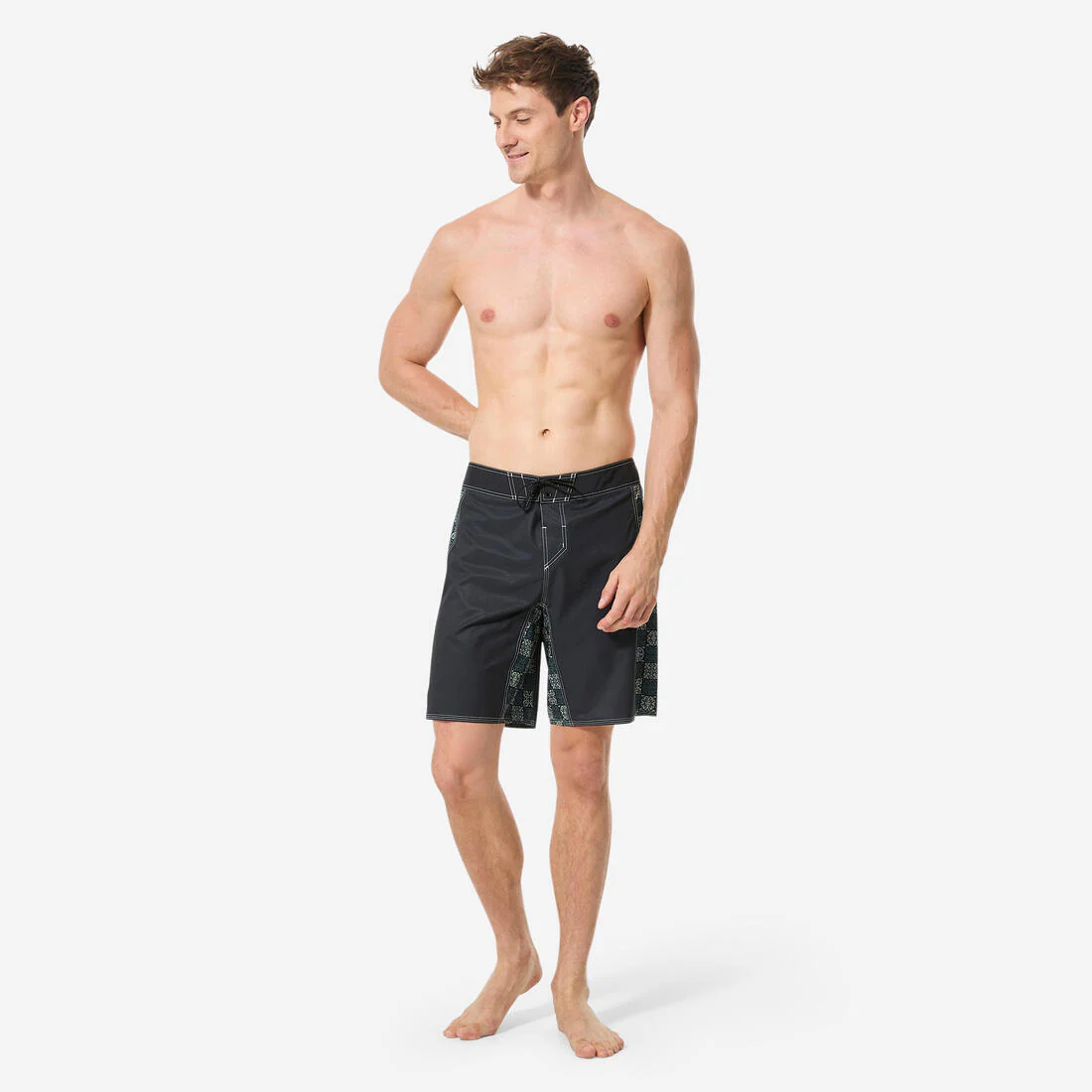Men’s surfing boardshorts long swim shorts 19”, 500 Arch alex - Image 7