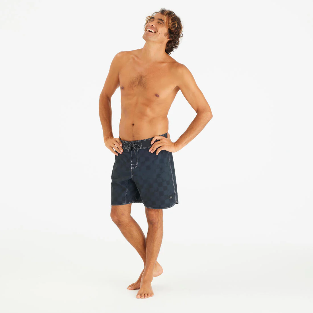 Men’s surfing boardshorts mid-length surf shorts 18”, 500 Marin - Image 14