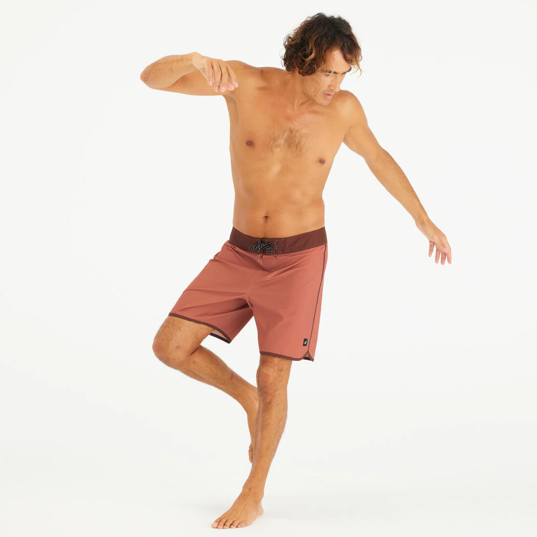 Men’s surfing boardshorts mid-length surf shorts 18”, 500 Marin - Image 16