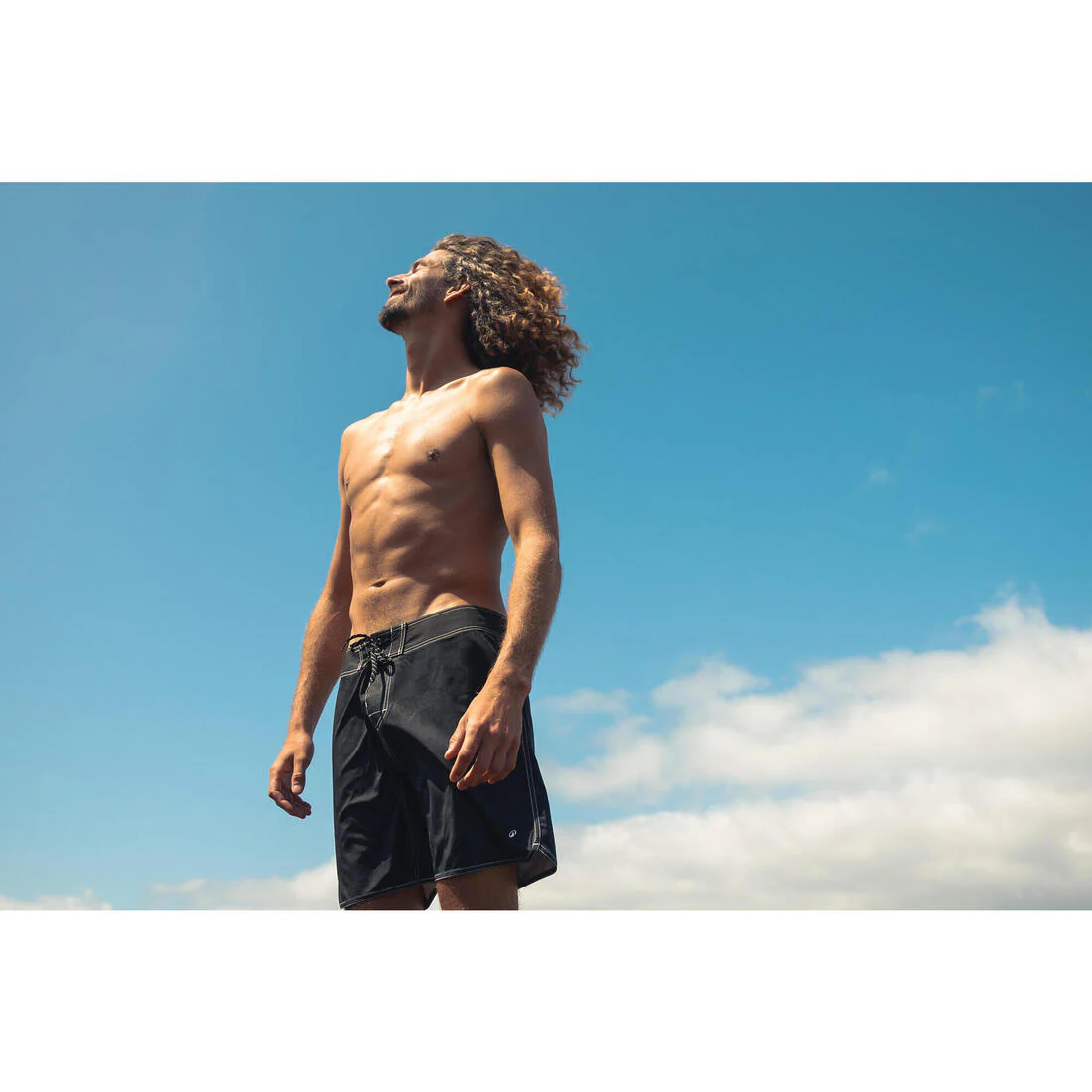 Men’s surfing boardshorts mid-length surf shorts 18”, 500 Marin - Image 46