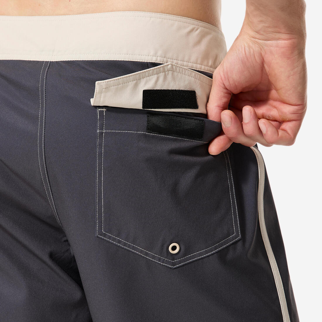 Men’s surfing boardshorts mid-length surf shorts 18”, 500 Marin - Image 51