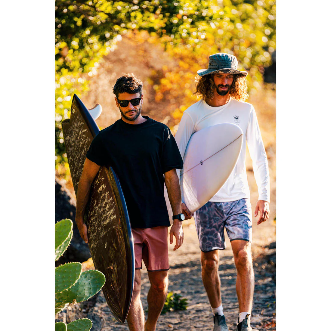 Men’s surfing boardshorts mid-length surf shorts 18”, 500 Marin - Image 53