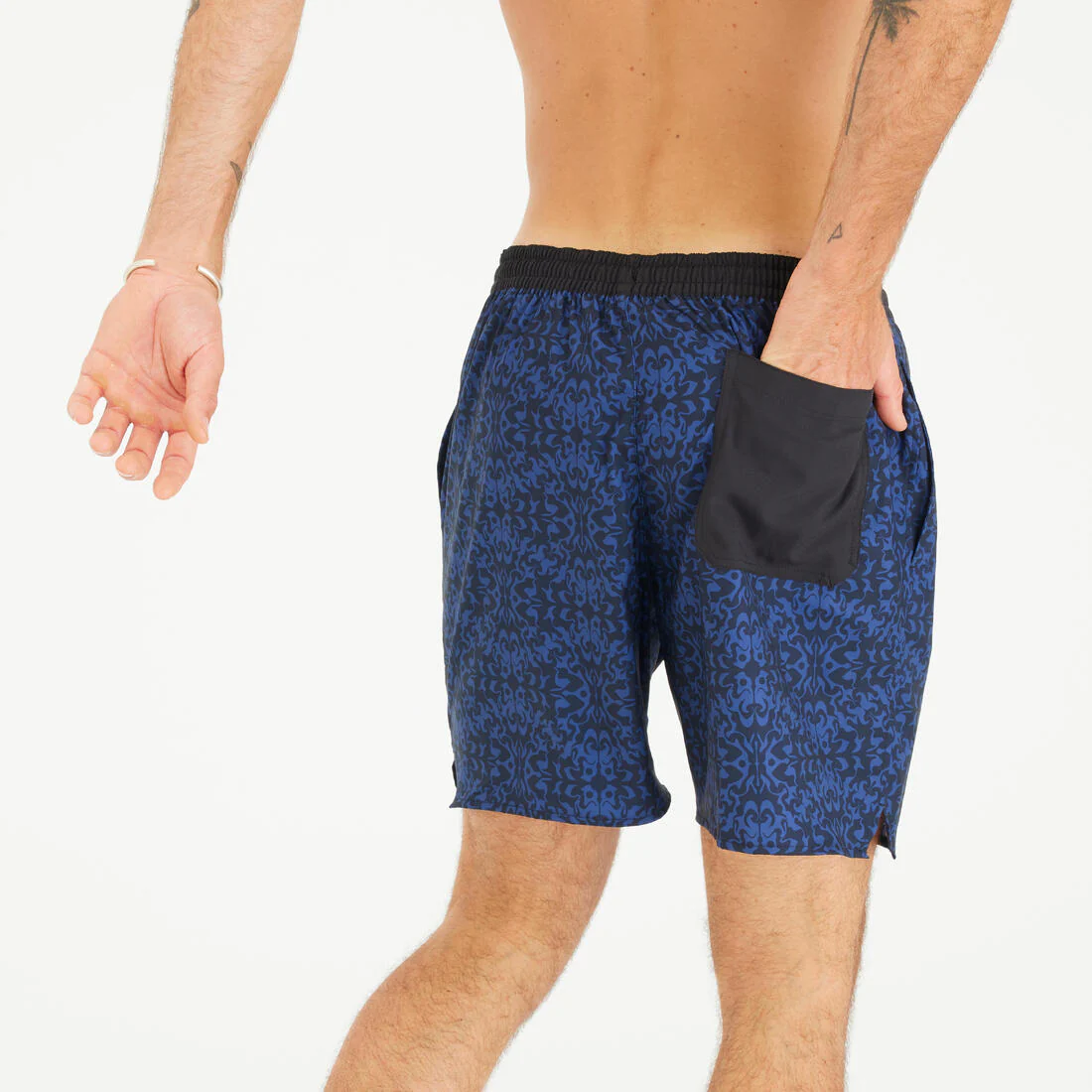 Men’s surfing boardshorts mid-length swim shorts 18”, 100 - Image 25