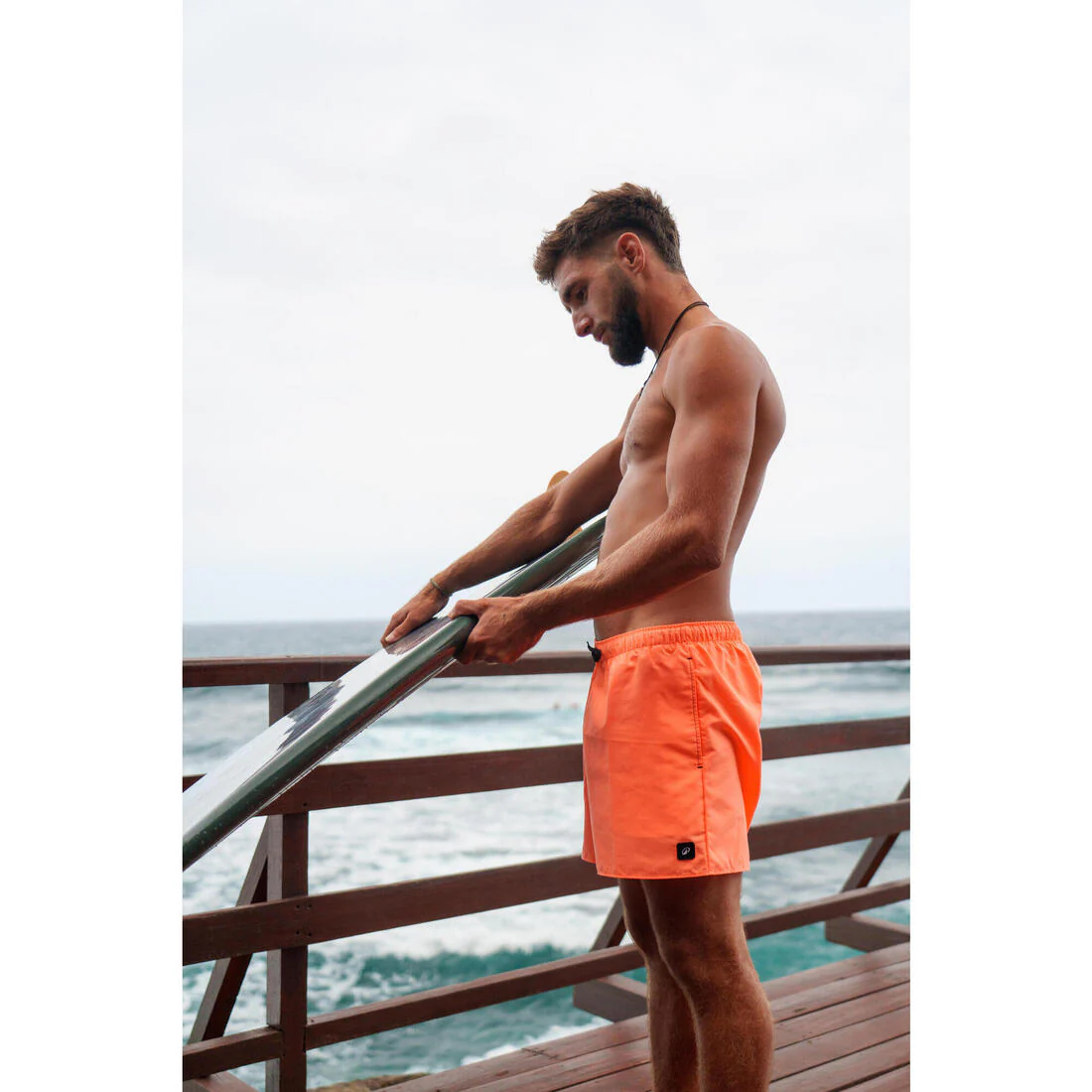 Men’s surfing boardshorts swim shorts, Hendaia pockets - Image 35