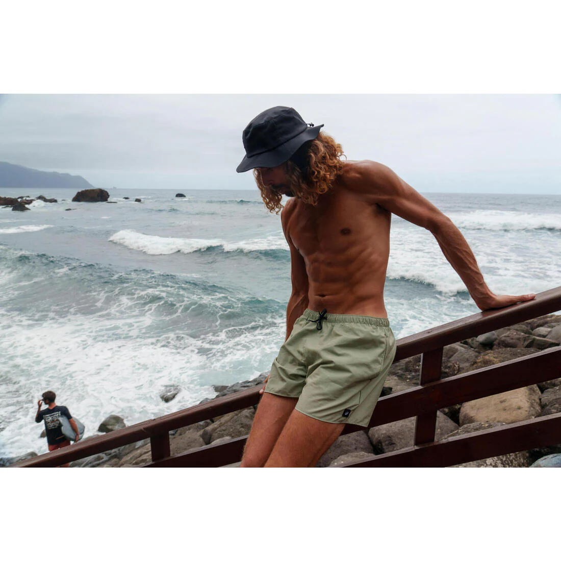 Men’s surfing boardshorts swim shorts, Hendaia pockets - Image 46