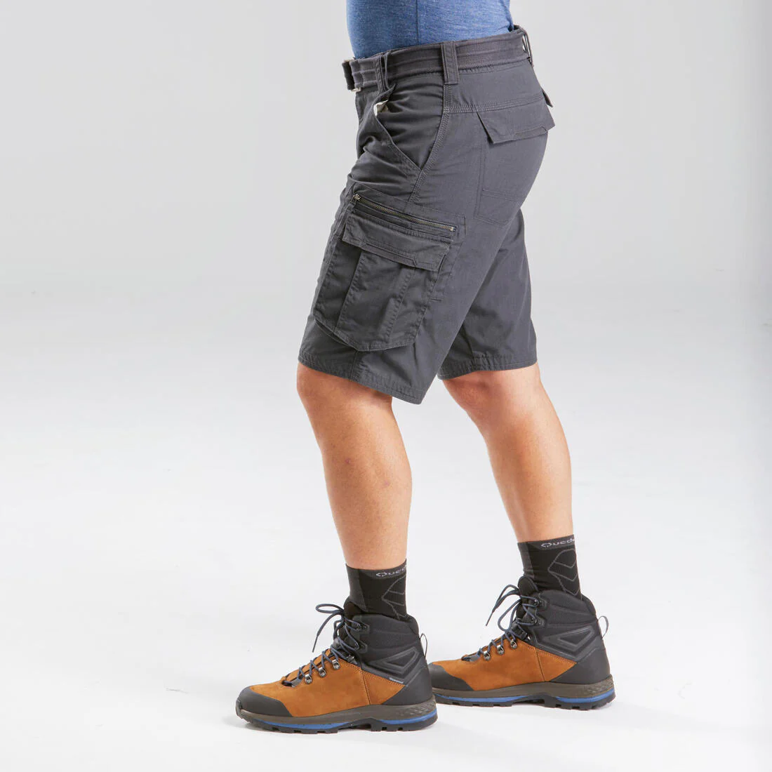 Men's Travel Trekking Cargo Shorts - TRAVEL 500 - Image 18