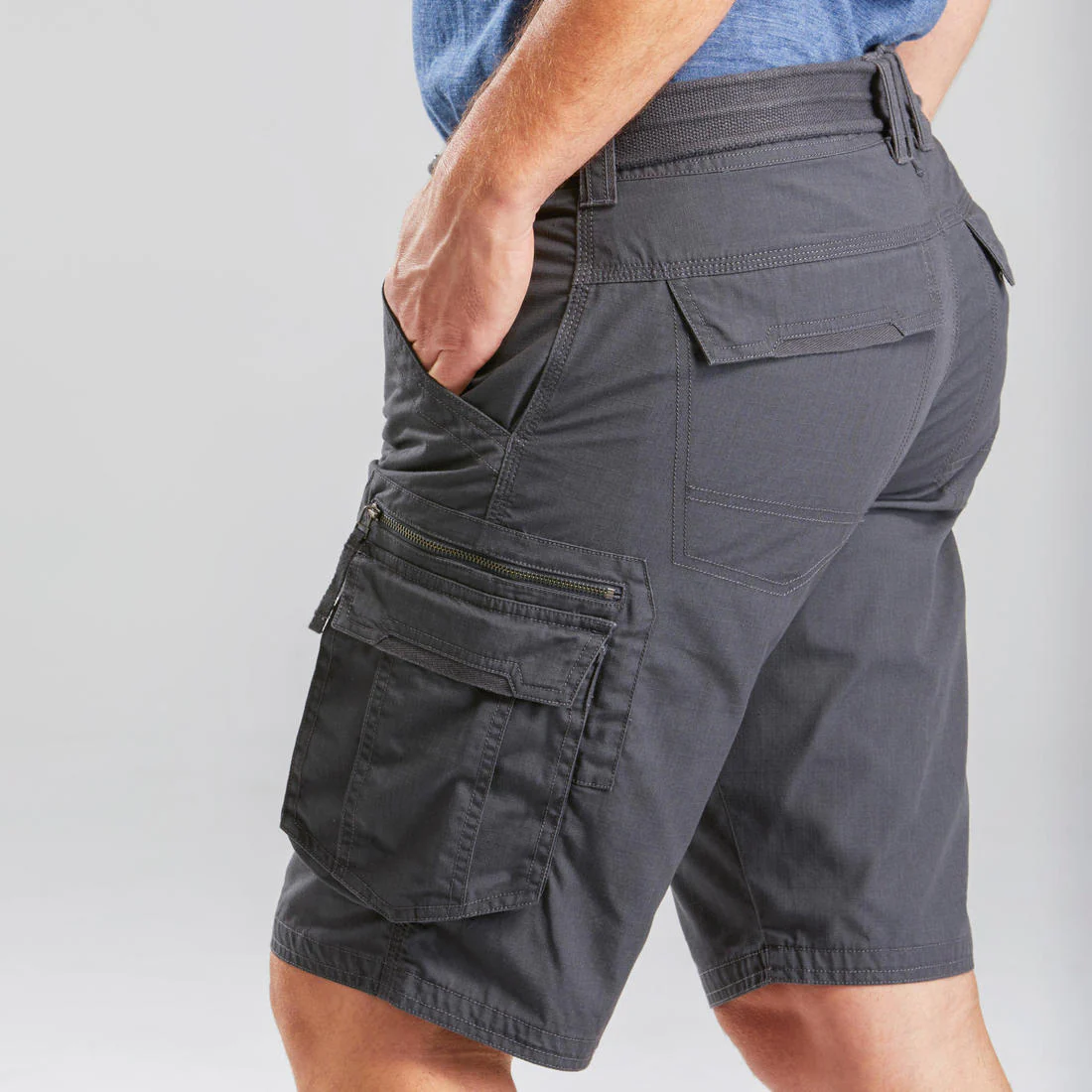Men's Travel Trekking Cargo Shorts - TRAVEL 500 - Image 25