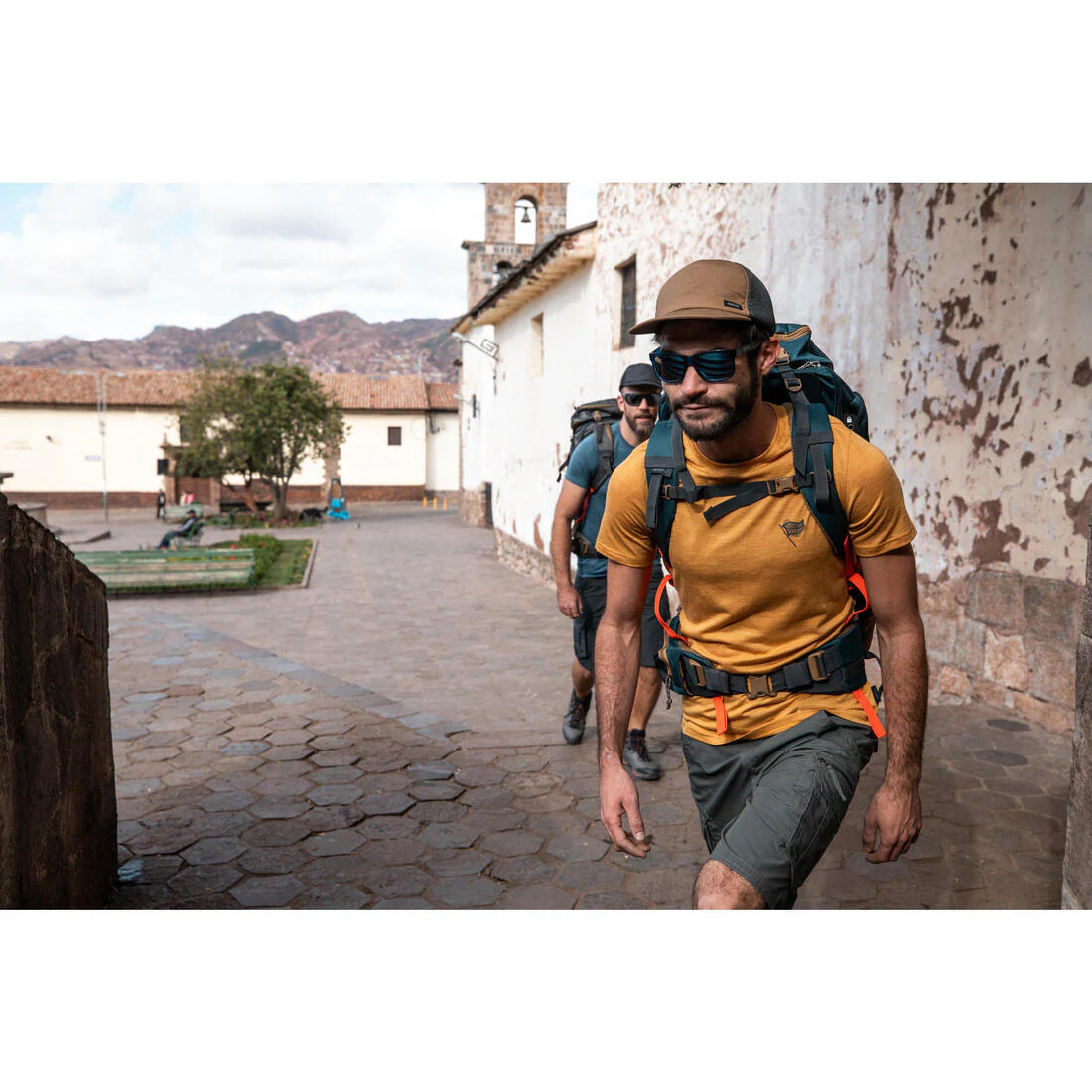 Men's Travel Trekking Cargo Shorts - TRAVEL 500 - Image 32