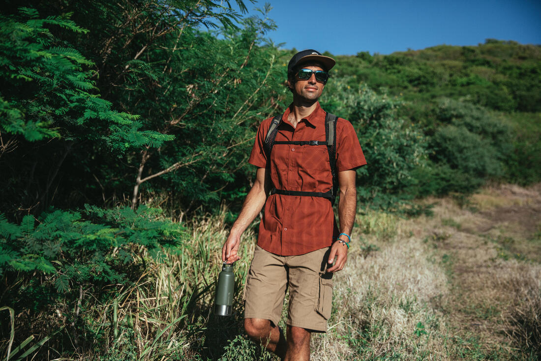 Men's Travel Trekking Cargo Shorts - TRAVEL 500 - Image 33