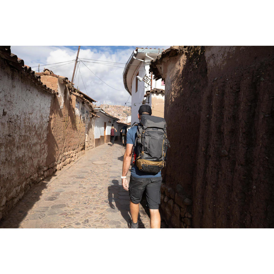 Men's Travel Trekking Cargo Shorts - TRAVEL 500 - Image 35