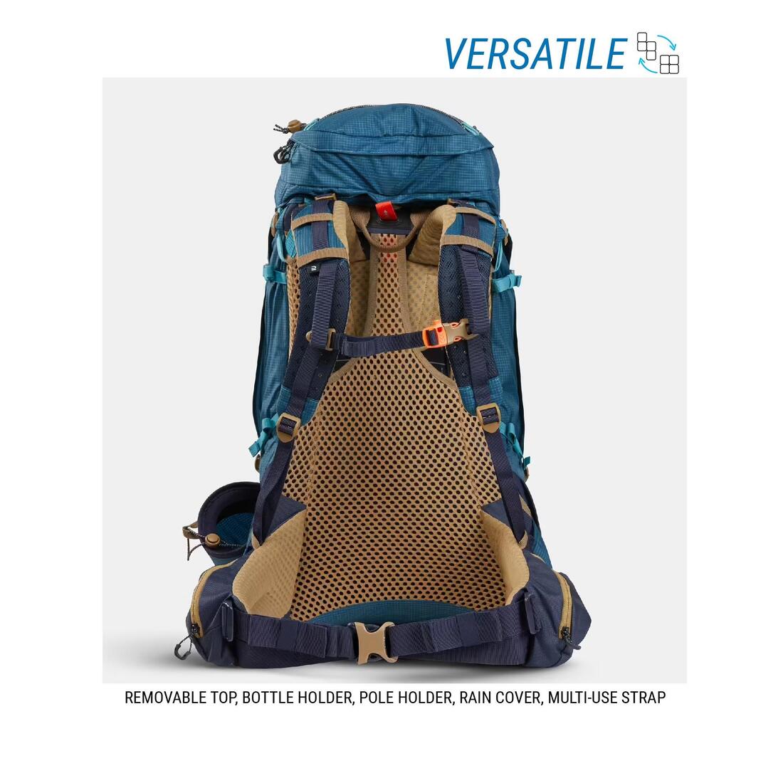 Men's Trekking 50+10 L Backpack MT500 Air - Image 7