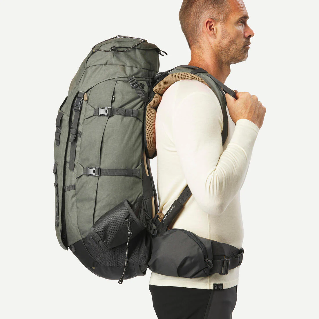 Men’s trekking backpack 50+10L - MT900 Symbium - Image 2