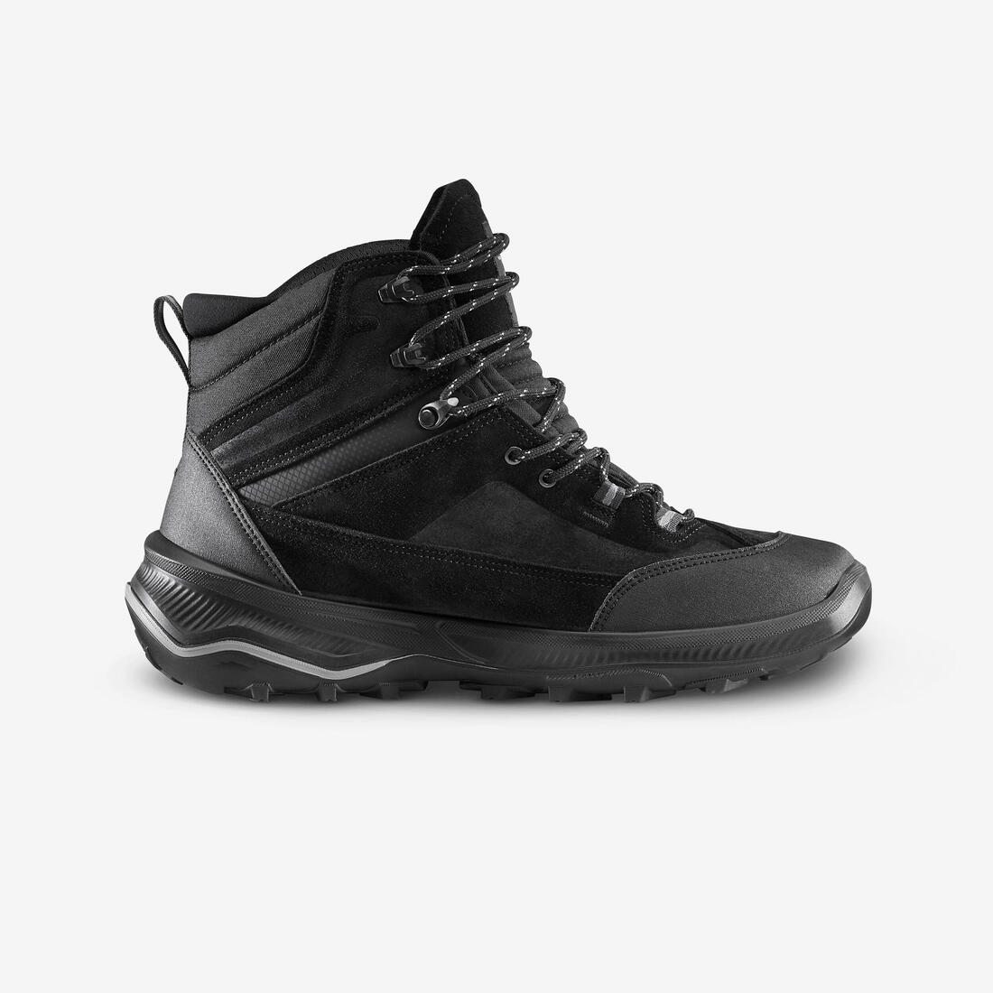 MEN's LEATHER HIGH TREKKING SHOES MT100 - Image 5