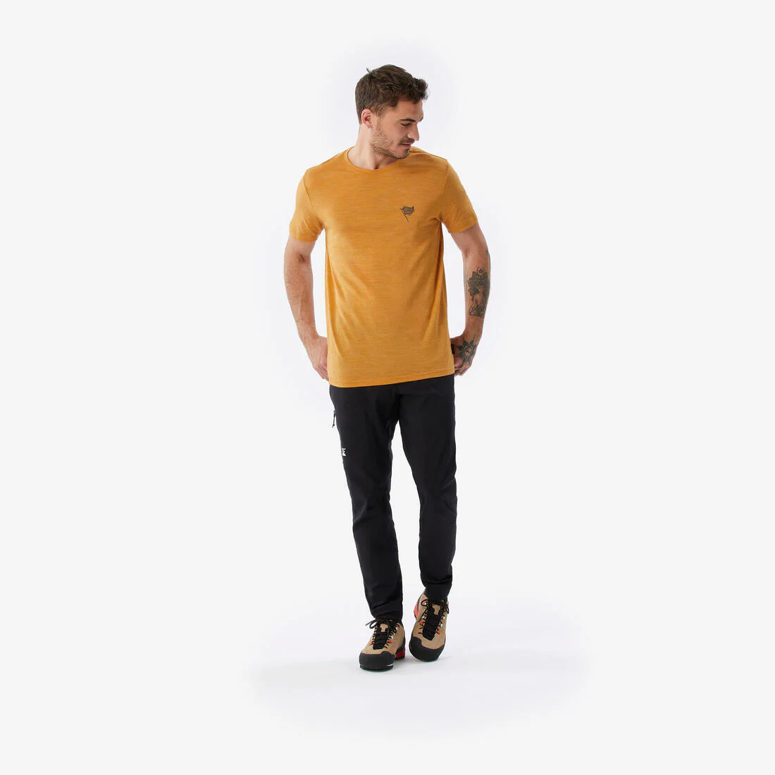 Men's trekking short-sleeved merino wool t-shirt Merino Fresh - Image 2