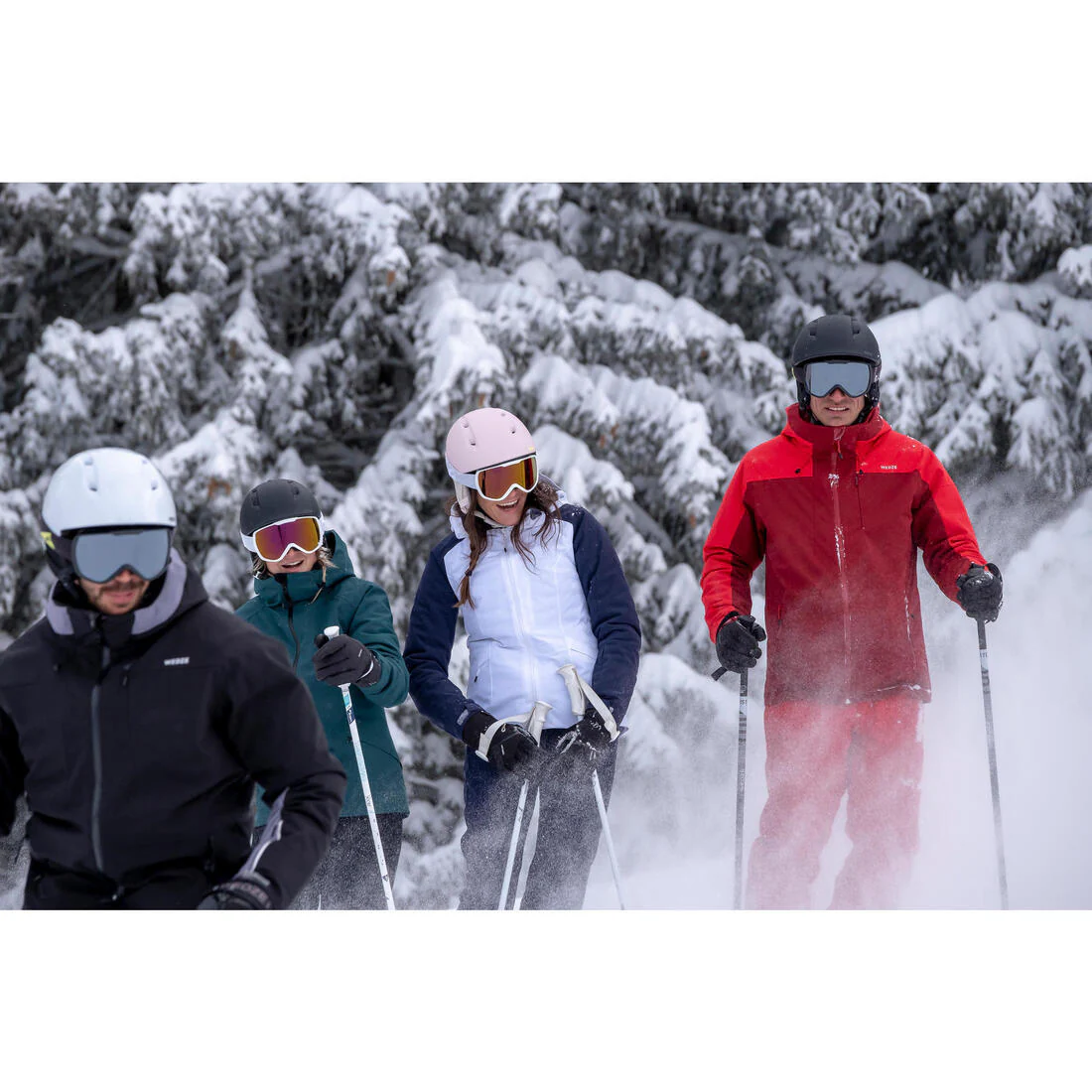 Men’s very warm and breathable  ski and snowboard trousers, 500 - Black - Image 14