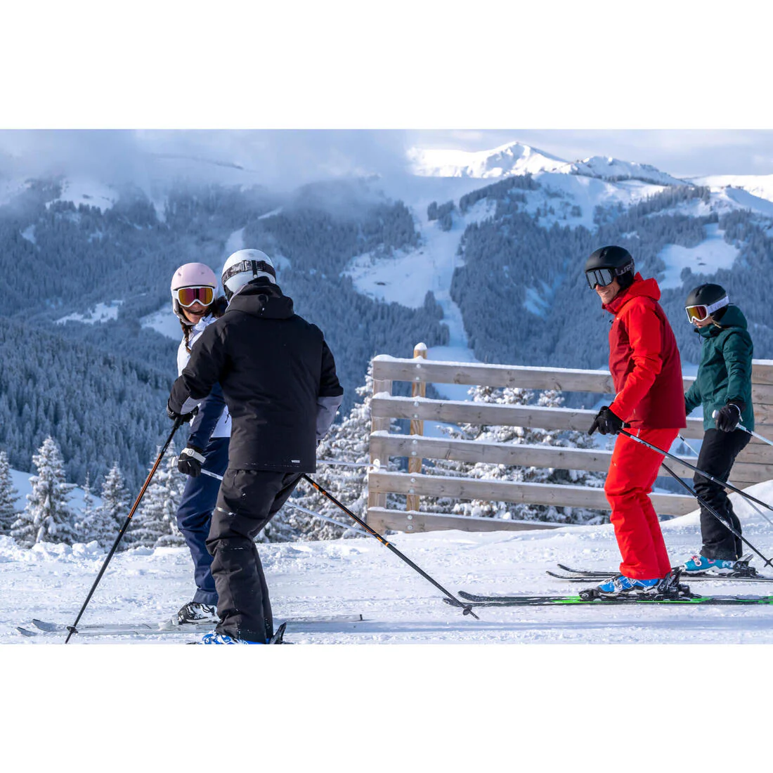 Men’s very warm and breathable  ski and snowboard trousers, 500 - Black - Image 16