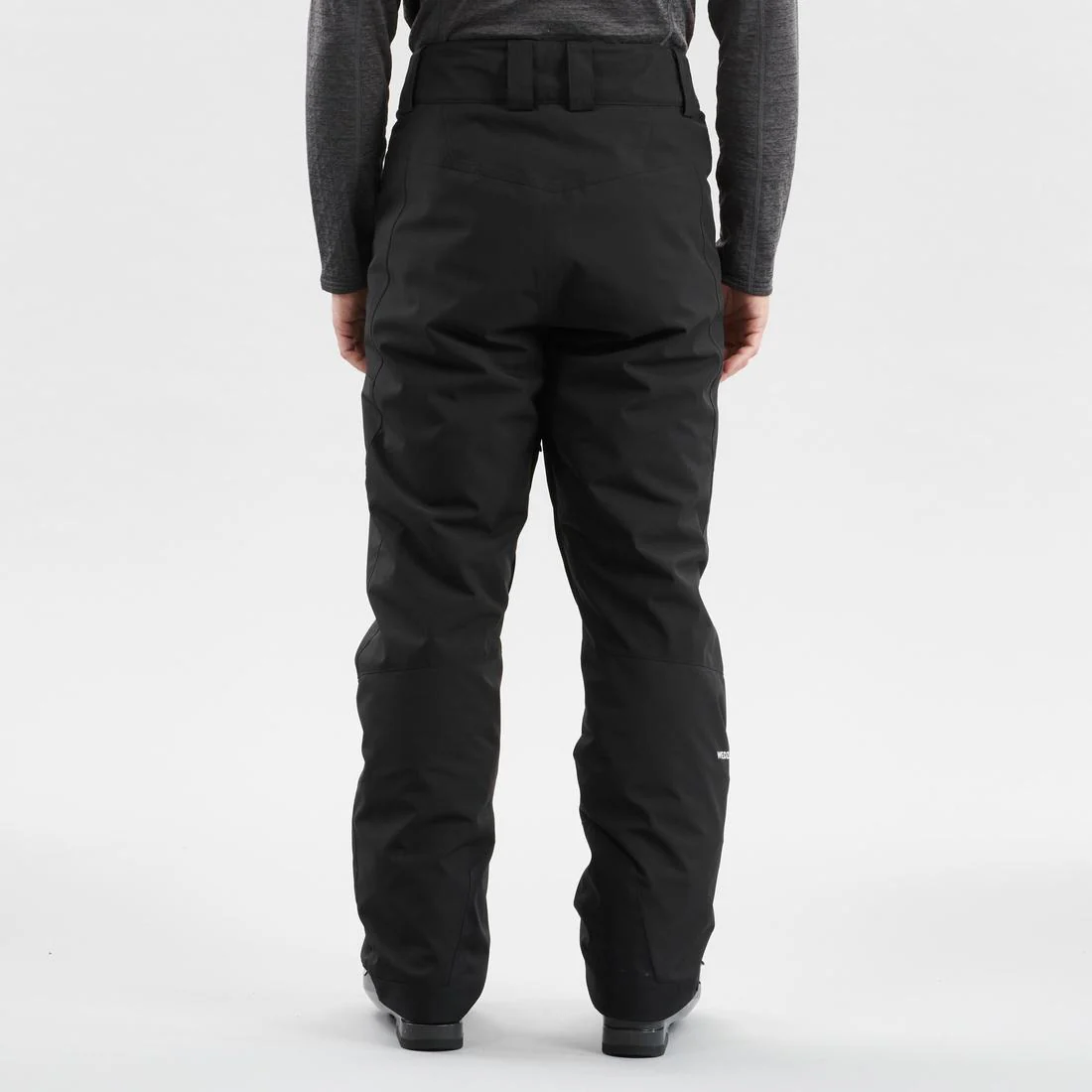 Men’s very warm and breathable  ski and snowboard trousers, 500 - Black - Image 3