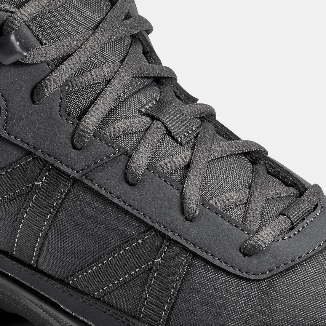 Men's Walking Boots NH100 Black - Image 8