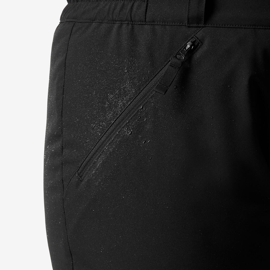 Men's warm and comfortable ski trousers, SNB 100-black - Image 6