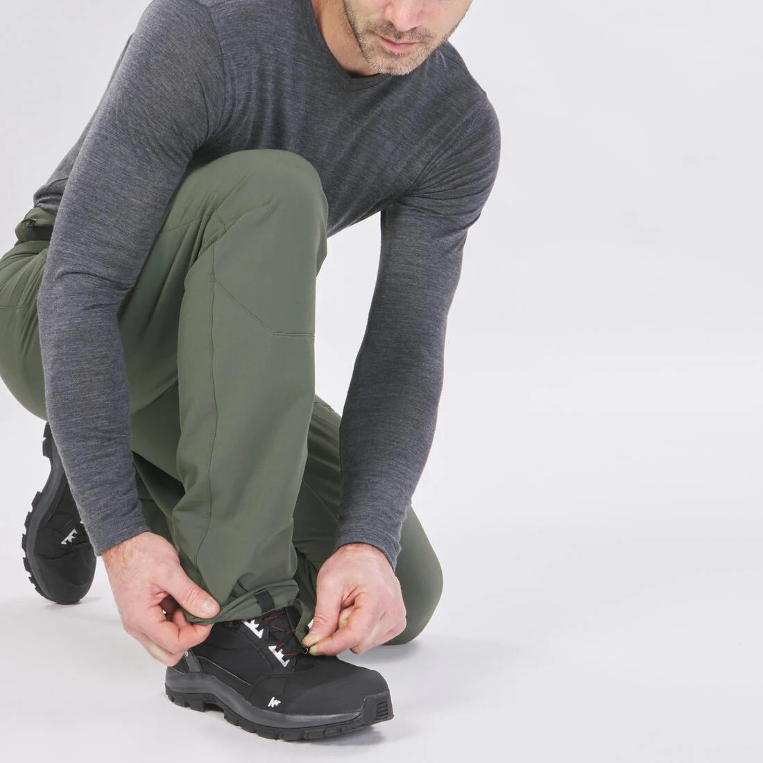 Men’s warm and water-repellent hiking trousers, SH500 - Image 14