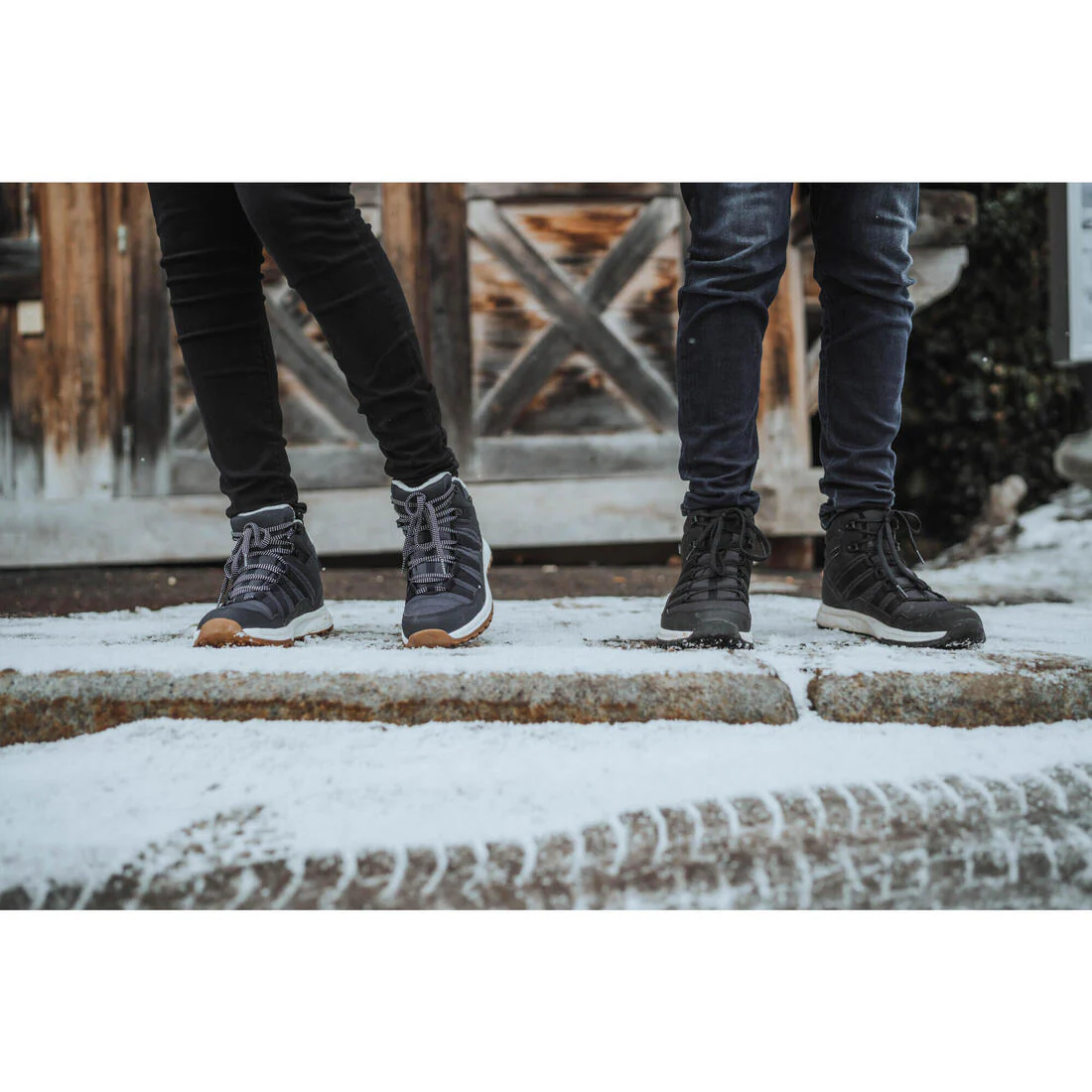 Men’s warm and waterproof hiking boots - SH500 MID - Image 10