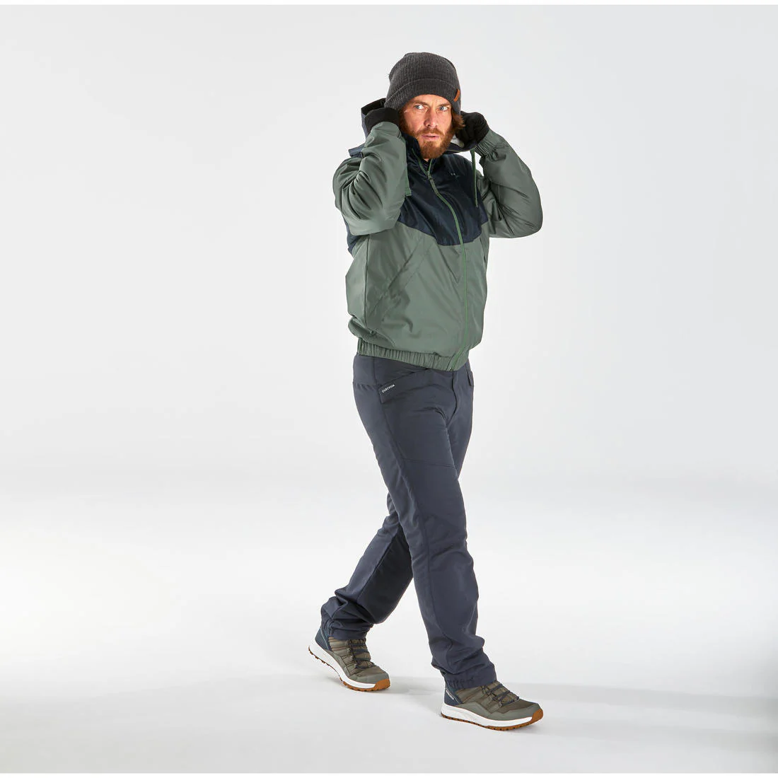 Men’s waterproof hiking jacket -5°C, NH100 - Image 13