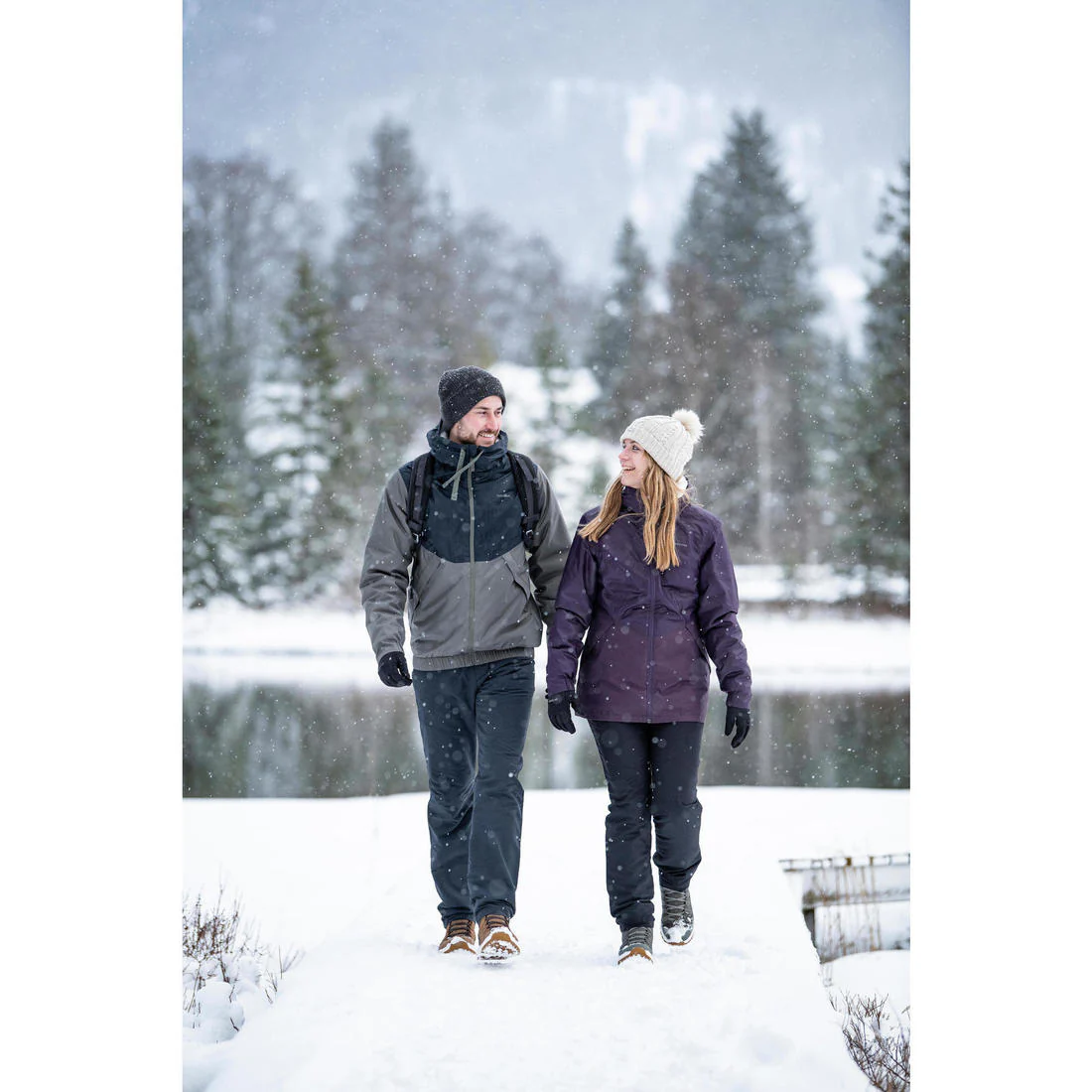 Men’s waterproof hiking jacket -5°C, NH100 - Image 5