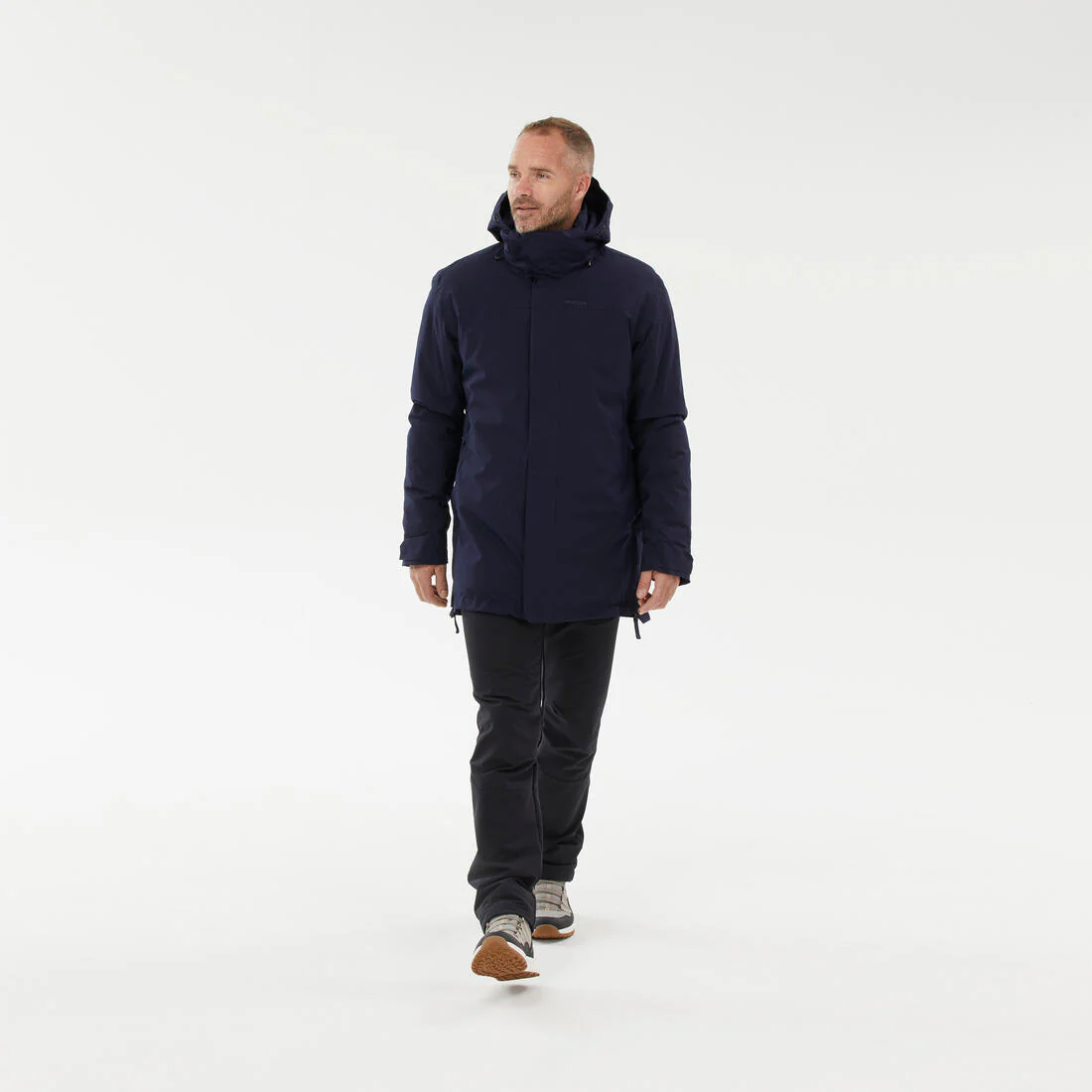 Men’s waterproof hiking parka -10°C, NH500 - Blue - Image 2