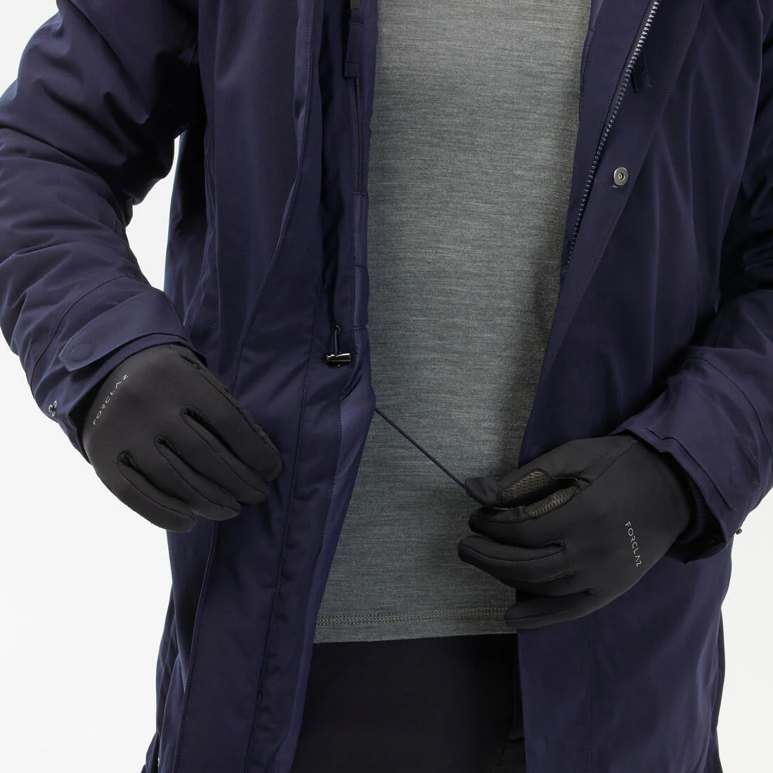 Men’s waterproof hiking parka -10°C, NH500 - Blue - Image 6