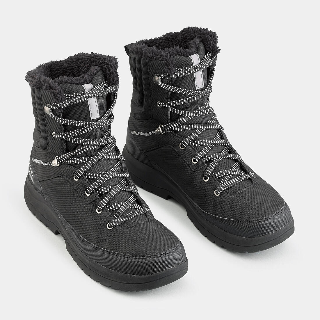 Men's Waterproof Snow Boots NH100 Black - Image 5