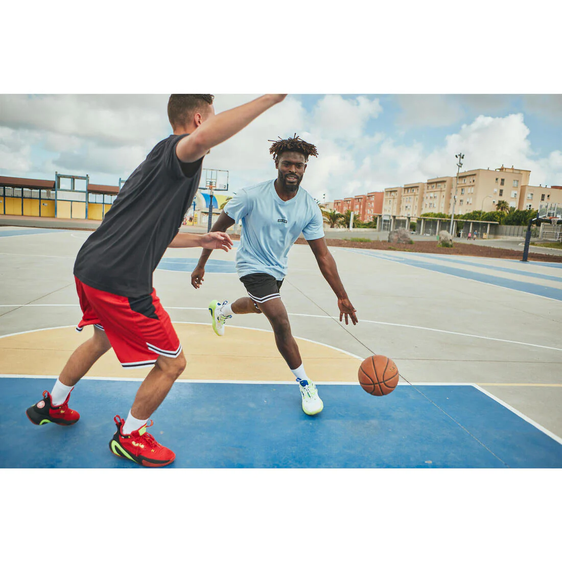Men's/Women's Basketball Reversible Shorts SH500R - Image 18